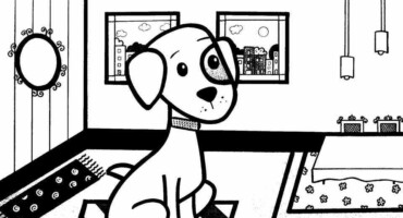 Drawings to Color, The Puppy of Luciana Severo.