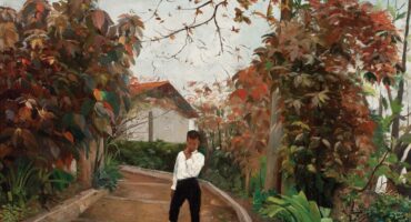 Fig. 3 – Menino na Ladeira, Eliseu Visconti, óleo sobre tela, 51 x 73 cm, 1889. Coleção Particular.