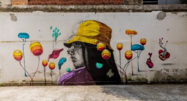 Art by Vinícius Meio at Fenda Bar. Photo: Disclosure.