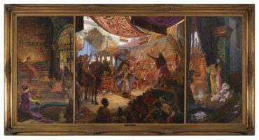 “The Wonderful Legend of the Queen of Sheba and King Solomon” by Georges Rochegrosse. Photo: Disclosure.