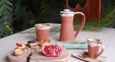 Ceramic sparer - White Coffee Set. Photo: Lula Lopes.