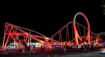 Tivoli Park, Roller coaster. Photo: Allan Fernando.