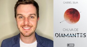 Gabriel Silva e seu livro "Chuva de Diamantes". Disclosure.