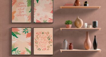 How to use frames to compose the decoration of your room. Photo: Psd frame created by freepik - br.freepik.com.