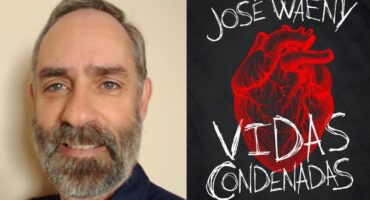 José Waeny e seu livro "Vidas Condenadas", cover. Disclosure.