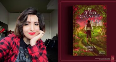 Isabela Zinn e seu livro "O reino da Rosa negra". Disclosure.