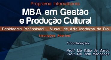 UCAM in partnership with MAM RIO open registration for the new class of the pioneering MBA course in Cultural Management and Production, featured. Disclosure.