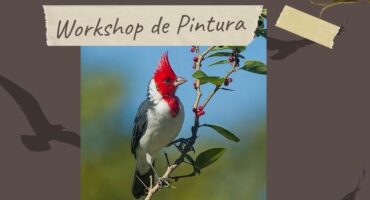 Workshop de Pintura na exposição "Fauna e Flora Brasileira", featured. Disclosure.