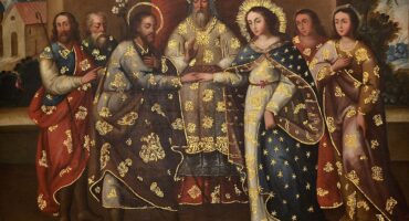 Marriage of Our Lady and St. Joseph - Euro-Andean School (XVII century - XVIII). Photo: Disclosure.