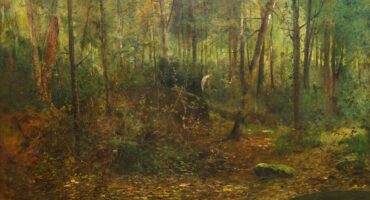 Antonio Parreiras (1860-1937). escuela al aire libre (Teresópolis, RJ), 1892, alrededor del año. Óleo sobre lienzo. Colección del Museo Antonio Parreiras / FUNARJ. Fotografía: Diego Barino - Cerne Sistemas.