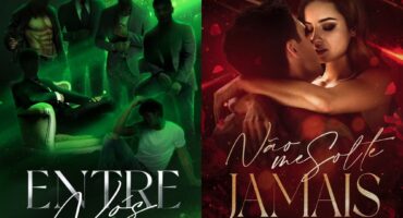 Livros "Entre Nós" e "Não Me Solte Jamais" por Binha Cibelle, cubre. Fotos: Divulgación.