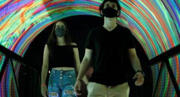 Fig. 1 - Túnel de color. Fotos: Museo de las Ilusiones de São Paulo.