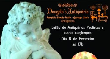 Flavia Cardoso Soares Subastas: Leilão de Antiquários Paulistas D'Angelos Antiquário, destacados. Divulgación.
