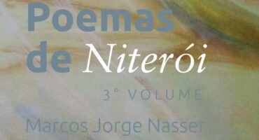 Livro "Poemas de Niterói" por Marcos Jorge Nasser, cubierta - destacados. Divulgación.