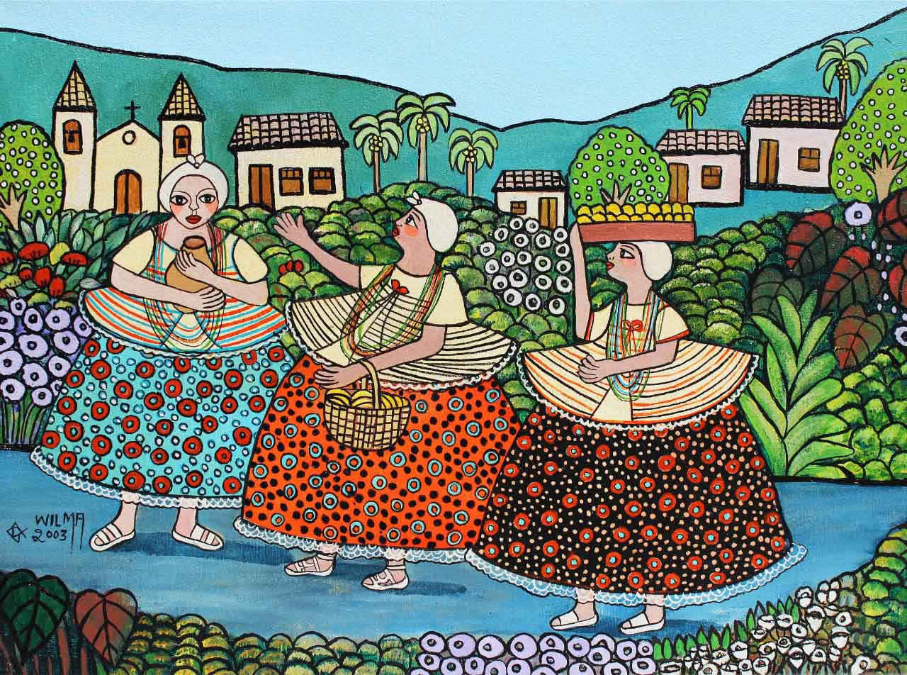 Wilma Ramos, Bahia, 30x40 - 2003. Fotos: Divulgación.