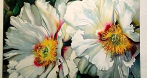 Exposición de colores del alma en la Asociación Cultural de Domenikos Theotokopoulos, en Fodele, Grecia. Fotos: Divulgación.