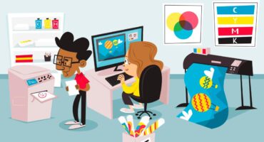 Saiba Como Melhorar A Impressão De Artes Digitais. Imagem de Freepik.