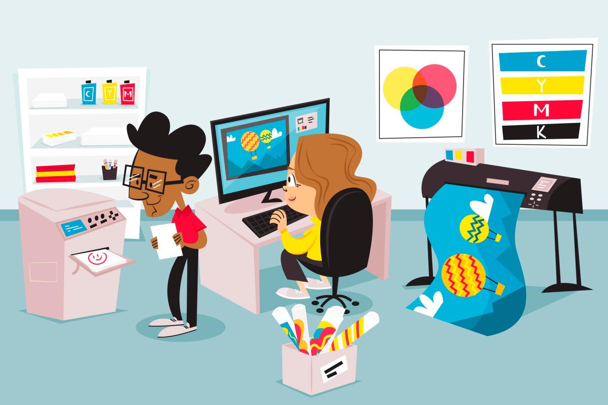 Saiba Como Melhorar A Impressão De Artes Digitais. Imagem de Freepik.