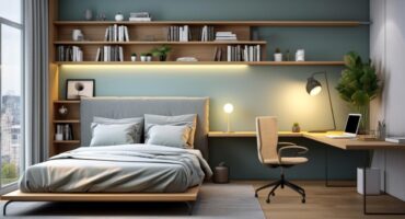 Quarto Masculino: Estilo E Organização Na Medida. Imagem de freepik.