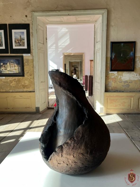 Exposição na Pomerânia - 4ª. Mostra Internacional de Arte “Das Montanhas ao Mar”. Foto: Divulgação.